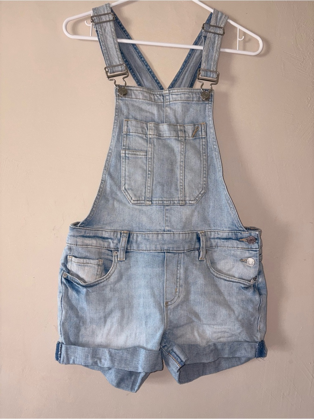Garage denim short overalls XS